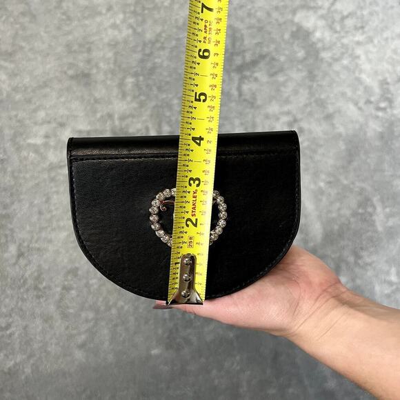 Juicy Couture Y2K Black Bling Belt Bag Fanny Pack Festival NWT - Picture 7 of 7